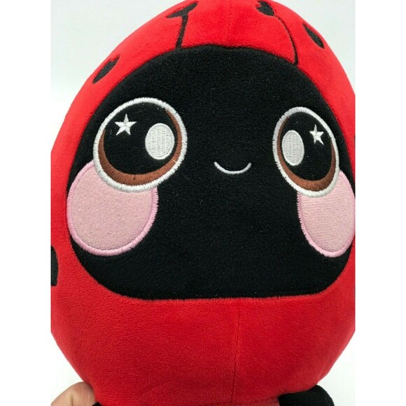 Squishamals Lainey Ladybug 8” Plush Red Stuffed Animal Toy Hearts Squishy Soft - Picture 2 of 7